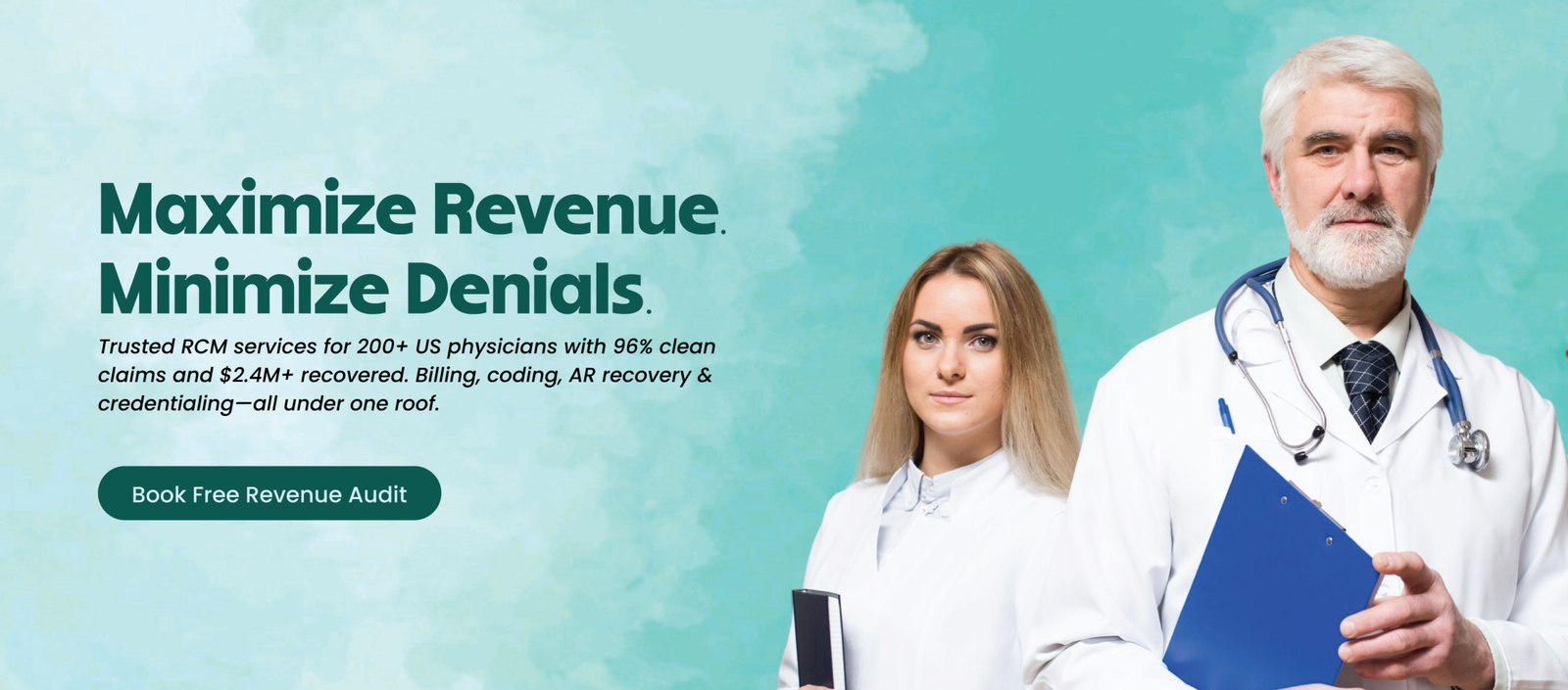 Medical billing specialist reviewing revenue denials for physician practice